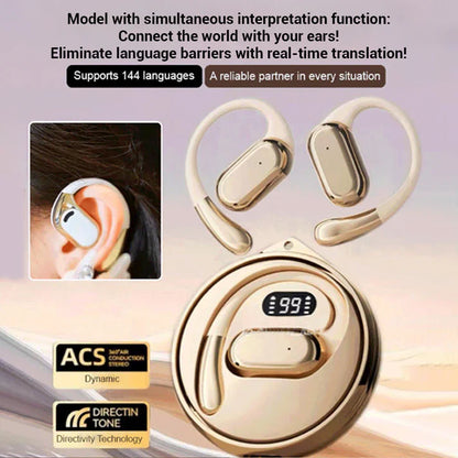 🌎Ends Today: 70% OFF!⏰👂Revitalize your ears again💖 💥 LIMITED TIME OFFER!🔥Bone Conduction Smart Hearing Aid Bluetooth Earphones
